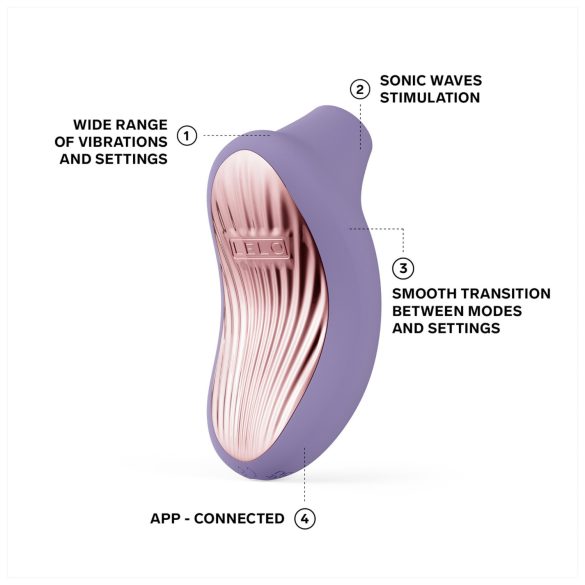 LELO Sona 3 - lydvibrerende klitorisvibrator (lavendel)