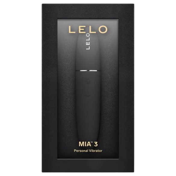 LELO Mia 3 - reisevennlig leppestiftvibrator (svart)