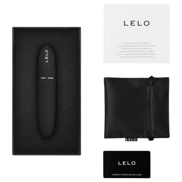 LELO Mia 3 - reisevennlig leppestiftvibrator (svart)