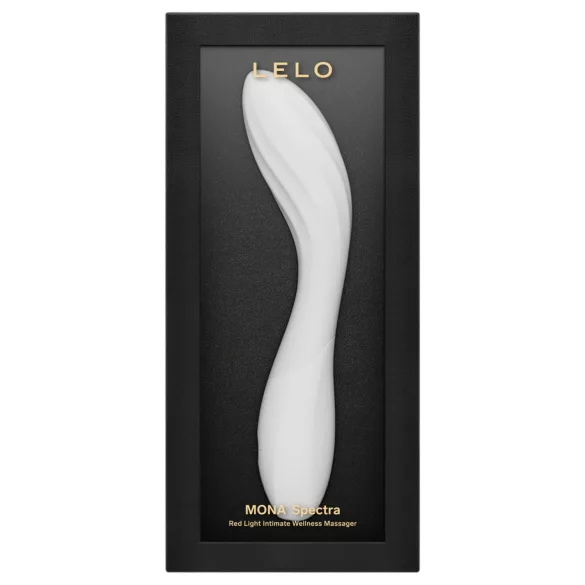 LELO Mona Spectra - smart G-punktvibrator med LED-lys (hvit)