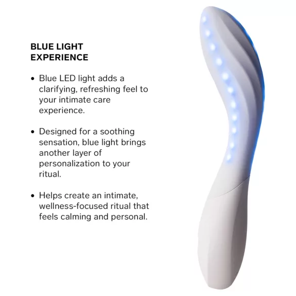 LELO Mona Spectra - smart G-punktvibrator med LED-lys (hvit)