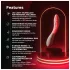 LELO Mona Spectra - smart G-punktvibrator med LED-lys (hvit)