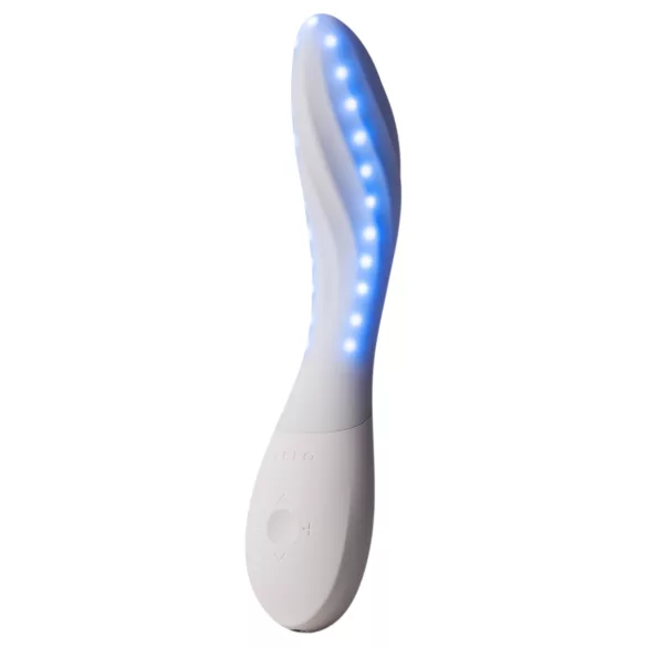 LELO Mona Spectra - smart G-punktvibrator med LED-lys (hvit)