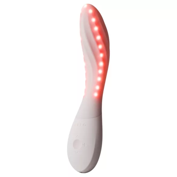 LELO Mona Spectra - smart G-punktvibrator med LED-lys (hvit)