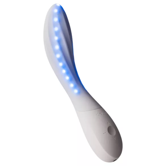LELO Mona Spectra - smart G-punktvibrator med LED-lys (hvit)