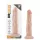 Dr. Skin 19cm realistisk dildo med sugekopp - naturfarge
