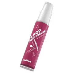   Crushious ZZ POP - spiselig flytende vibrator, røde bær (10 ml)