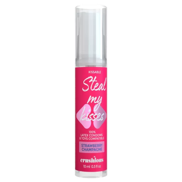 Crushious Steal My Kisses - spiselig glidemiddel, jordbær-champagne (10 ml)