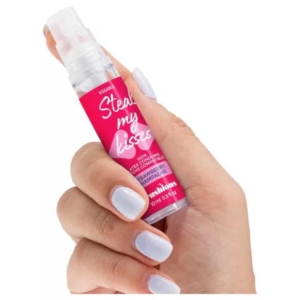 Crushious Steal My Kisses - spiselig glidemiddel, jordbær-champagne (10 ml)