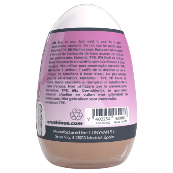 Crushious Ezy Egg The Skilled - masturbator-egg (hudfarget)