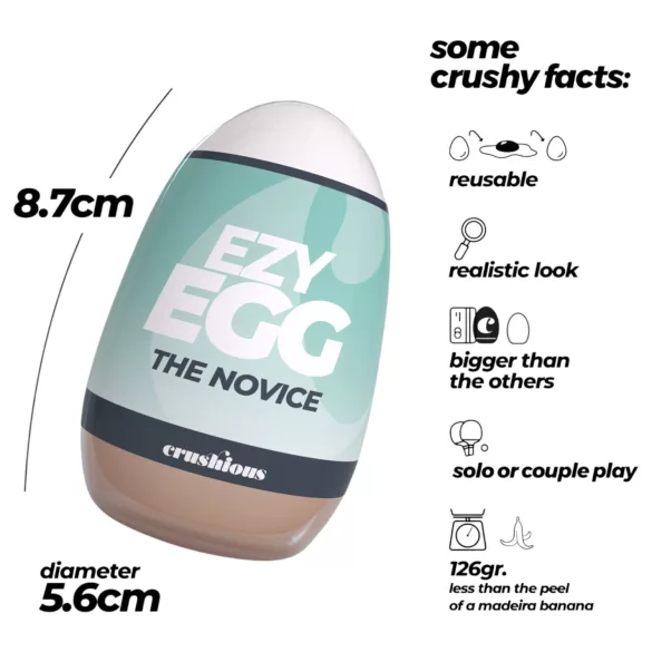 Crushious Ezy Egg The Novice - masturbatoregg (hudfarget)