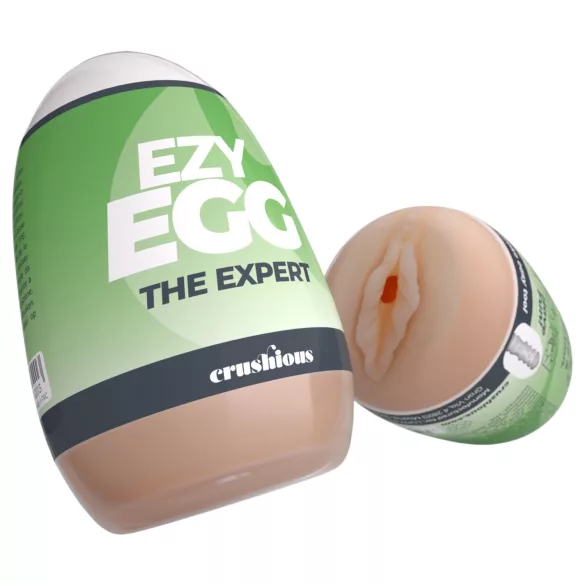 Crushious Ezy Egg The Expert - masturbator‑egg (hudfarget)