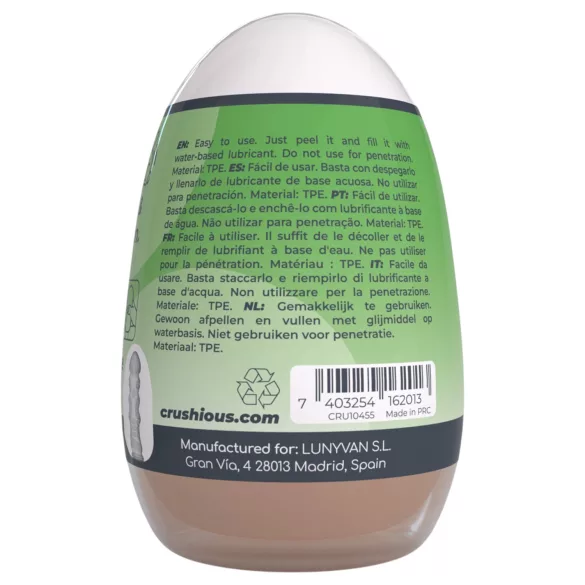 Crushious Ezy Egg The Expert - masturbator‑egg (hudfarget)