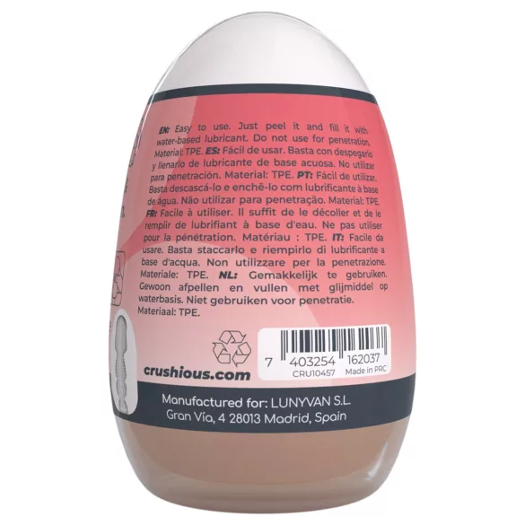 Crushious Ezy Egg Mouth - masturbator-egg (hudfarget)