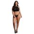 Le Désir Plus Size - glitrende festsett - svart (XL-3XL)