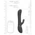 Vive Chou - 4-i-1 klitorisstimulator med arm (svart)