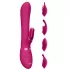 Vive Chou - oppladbar klitorisvibrator med utskiftbare hoder (rosa)