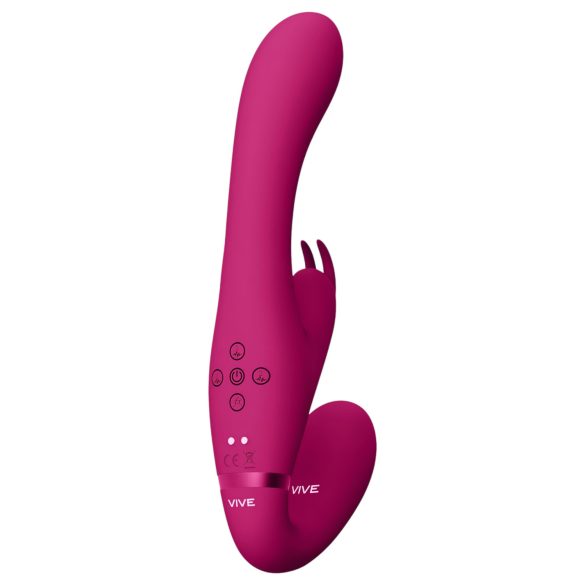 Vive Suki – Festbar Vibrator uten Sele (Rosa)