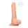 RealRock Dong 7 - naturtro dildo med testikler (17 cm) - naturlig