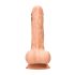 RealRock 10" - naturtro dildo med testikler (25 cm) - naturfarge