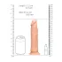 RealRock Dong 8 - naturtro dildo (20 cm) - natur