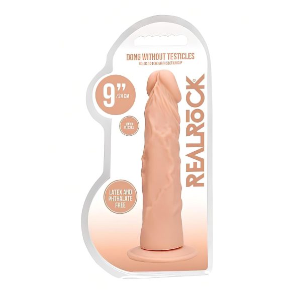 RealRock Dong 9 - realistisk dildo (23cm) - naturlig