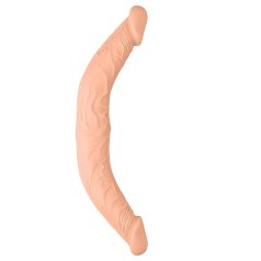 RealRock Dobbel Dildo 14" - naturlig (36 cm)