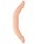 RealRock Dobbel Dildo 14" - naturlig (36 cm)