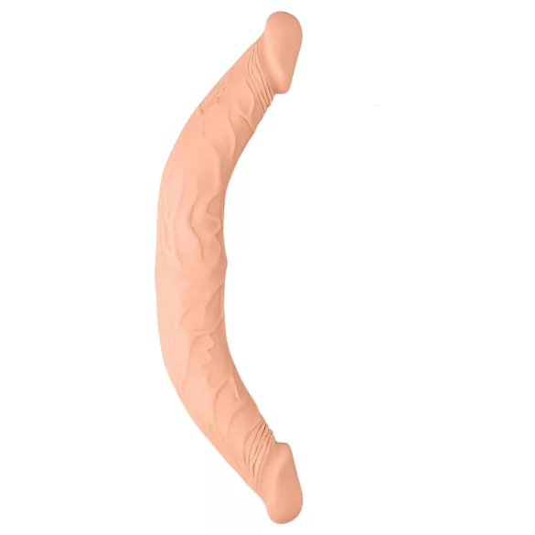RealRock Dobbel Dildo 14" - naturlig (36 cm)