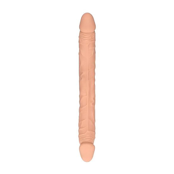 RealRock Dobbel Dildo 14" - naturlig (36 cm)