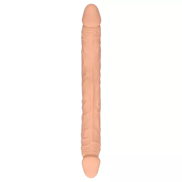 RealRock Dobbel Dildo 14" - naturlig (36 cm)