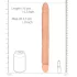 RealRock Dobbel Dildo 14" - naturlig (36 cm)