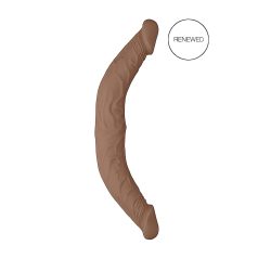   RealRock Dobbel Dildo 14 - dobbel dildo (36 cm) - mørk natur
