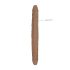 RealRock Dobbel Dildo 14 - dobbel dildo (36 cm) - mørk natur