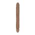 RealRock Dobbel Dildo 14 - dobbel dildo (36 cm) - mørk natur