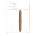 RealRock Dobbel Dong 18 - dobbelt dildo (46 cm) - mørk hudtone