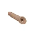 RealRock Peniserm Mansjett 21cm - Mørk Naturlig