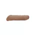 RealRock Peniserm Mansjett 21cm - Mørk Naturlig