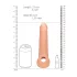 RealRock Penisermer 9 - 21,5 cm - Naturfarget