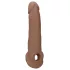 RealRock Penishylse 9 (21,5 cm) - mørk hudfarge