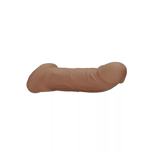RealRock Penishylse 9 (21,5 cm) - mørk hudfarge