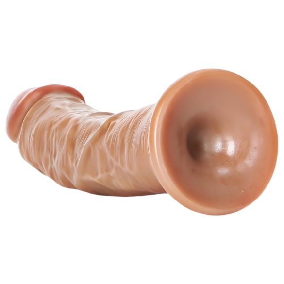 RealRock realistisk dildo - 15,5 cm (mørk natur)