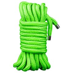 Ouch! - Lysende bondage tau - 10m (grønn) Ouch! - Lysende bondage tau - 10m (grønn)