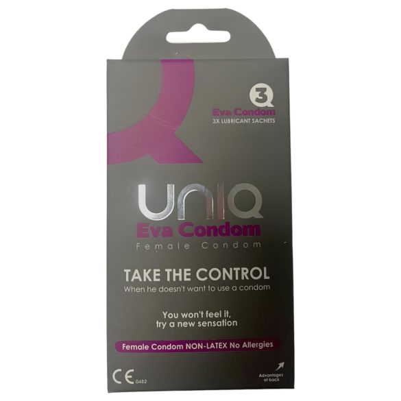 Uniq Eva - latexfri kvinne-kondom (3 stk)