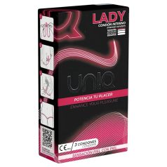 Uniq Lady - feminin kondom (3 stk)