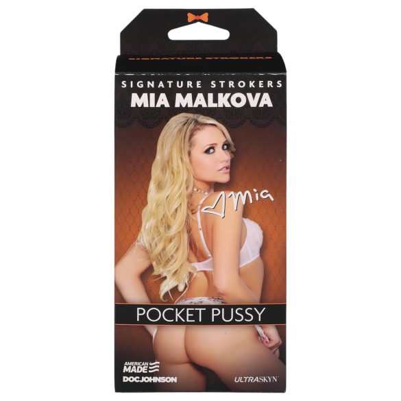 Doc Johnson Mia Malkova - ekte Ultraskyn kiropp (naturlig)