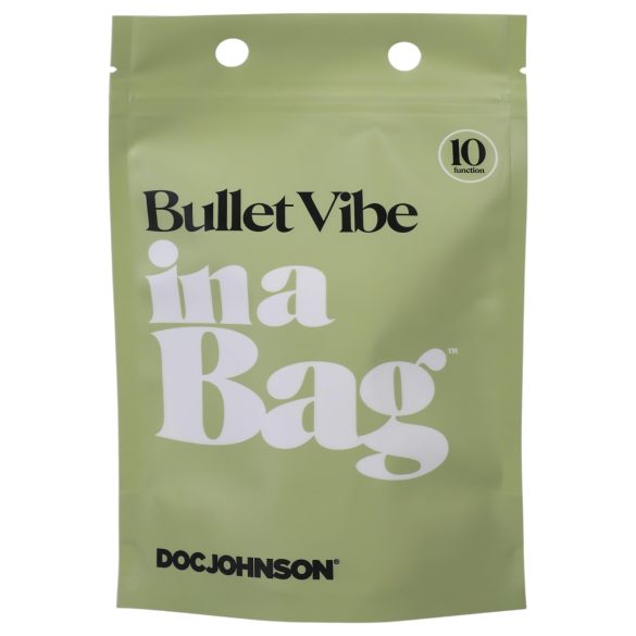 Doc Johnson Bullet Vibe - oppladbar, vanntett stavvibrator (svart)