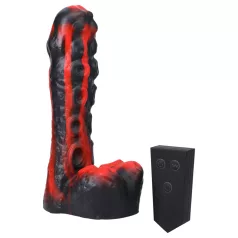 Doc Johnson Mini F-Maskin - trådløs støtvibrator (rød)