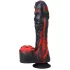 Doc Johnson Mini F-Maskin - trådløs støtvibrator (rød)