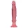 Crystal Jellies - analdildo med sugekopp (rosa)